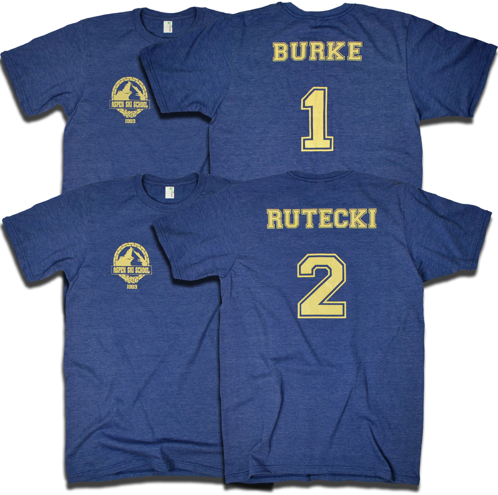 Image of Aspen Extreme 1993 TJ Burke & Dexter Rutecki tees by Backpage Press