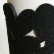 Image of cozy/cuff SNAP - black