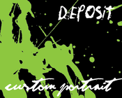Image of custom portrait design deposit