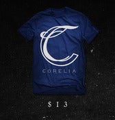 Image of 'C Logo' T-Shirt (blue/white)