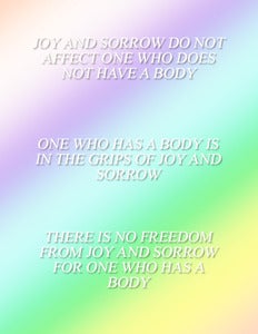 Image of Joy and sorrow 12 x 18" print