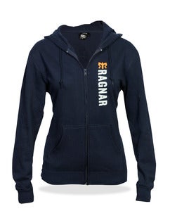 Image of Zip Hoodie Unisex-Navy