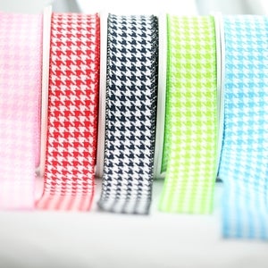 Image of Woven Houndstooth Ribbon