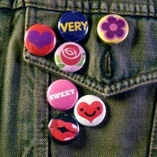 Image of Studio Bento "Sweet" 1" Buttons - Set of 7