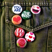 Image of Studio Bento "Best" 1" Buttons - Set of 7
