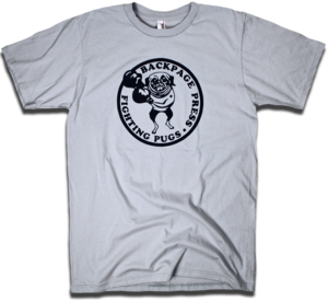 Image of "The Fighting Pugs" tribute tee by Backpage Press