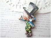 Image of The Mad Hatter Alice In Wonderland Brooch