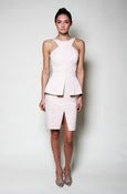 Image of Polka Dot Peplum Dress