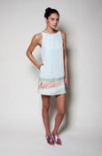 Image of Shift Dress With Printed Band