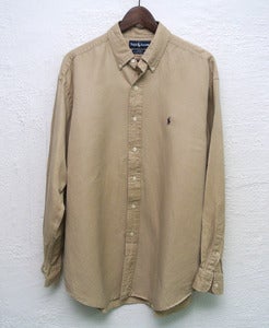 Image of Ralph Lauren silk/linen shirt (L)