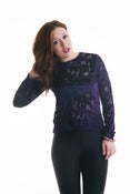 Flock Velvet Purple Top