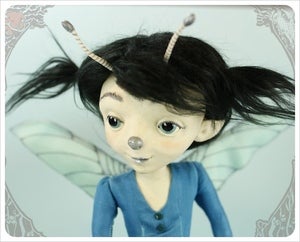 Image of SOLD! ~ Enalla ~ DamselFly Doll by the Filigree