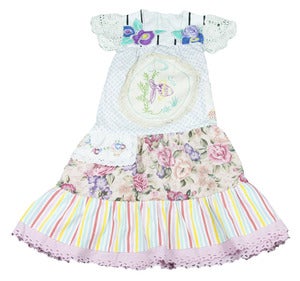 Image of Vintage fish 5 to 6 bright and happy dress
