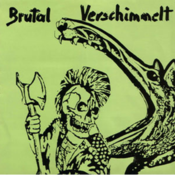 Image of BRUTAL VERSCHIMMELT – Und die Zukunft ist doch rot! Doppel-LP {Limited Green Vinyl}