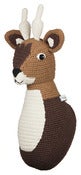 Image of Crochet Deer head wall mount 