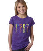Image of PS 87 Rhinestone Tee - Rainbow Colors