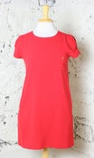 Image of Primary Colors Button Back Dress: Poppy Red