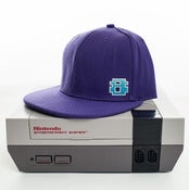 Image of 8 Bit Apparel #Pixel Snapback Purple