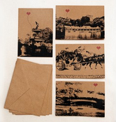 Image of NYC Lover's Central Park set of 4 note cards