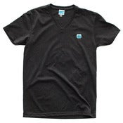 Image of 8 Bit Apparel #Pixel Vneck Charcoal Gray