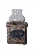 Image of Single bottle in basket