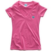 Image of 8 Bit Apparel #Pixel Womens Vneck Pink