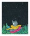 Image of CAT WITH THREE SNAKES - Archival Print