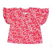 Image of Iroka Liberty print top in Mitsi pink