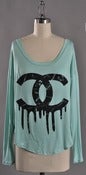 Image of Mint Dripping C's Top