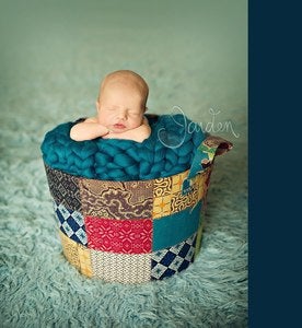 Image of Peacock Big Bump Blanket *Devoted Knits Original* 