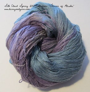 Image of Glacier of Alaska Silk cloud Silk Yarn