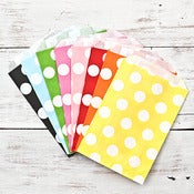 Image of Polka Dot Paper Bags