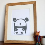 Image of Cuddly Koala Hand Screenprinted Poster