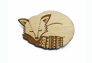 Image of Woodland Fox Brooch