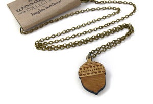 Image of Woodland Acorn Necklace