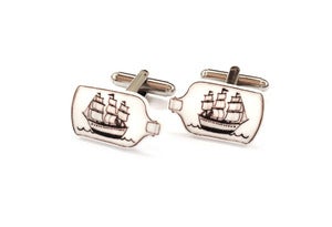 Image of Ship in a Bottle Cufflinks