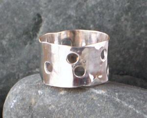 Image of Matt's Sterling Polka Dot Ring