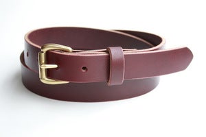 Image of The Slim Belt - Oxblood 