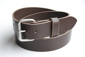 Image of The Roller Buckle Belt - Brown