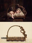 Image of Branch Bed - Newborn Photography Prop - Real Wood - NEW