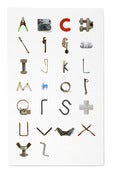 Image of Typographic Tool Poster-Large