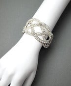 Image of Crystal Double Infinity Bracelet