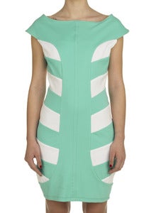 Image of Kiki Turquoise&White