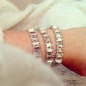 Image of Triple Wrap Crystal Bracelet
