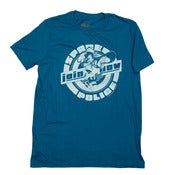 Image of Join the Space Police pinup tshirt - Indigo Blue