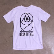 Image of Dosnoventa Big Logo Tee - White / Black