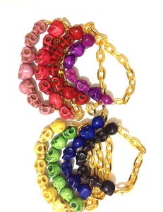 Image of Small Skull & Chain Bracelet