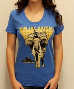 Image of Hellephant Tri-Blend Crew Heather Royal