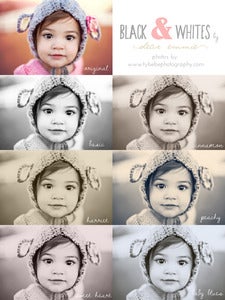 Image of dear emmie black and white actions