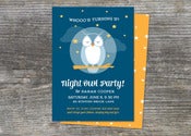 Image of Night Owl Birthday Invitation (10)